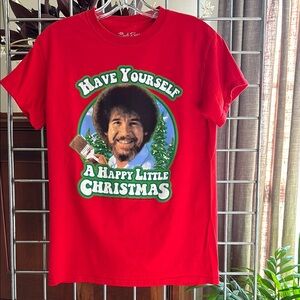 Bob Ross Christmas T-Shirt